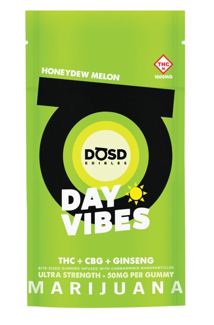  1:5 CBG/THC Nano Day Vibes Honeydew Melon Gummies 20pk - 1000mg