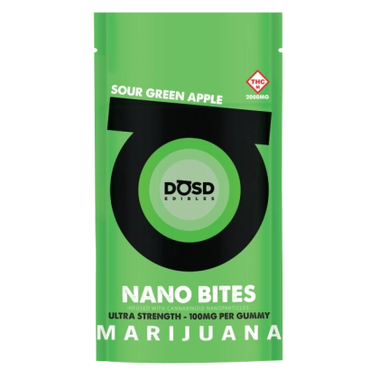  Nano Sour Green Apple Gummies 20pk - 2000mg