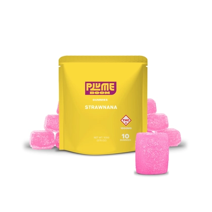 Strawnana BOOM Gummies 10pk - 1000mg