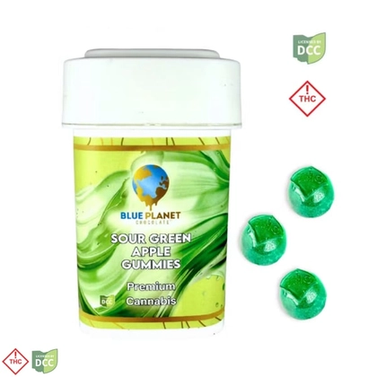  Sour Green Apple (100mg) | Gummies