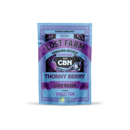  Lost Farm Violet Fog x Thorny Berry 1:1 CBN (100mg) | Gummies