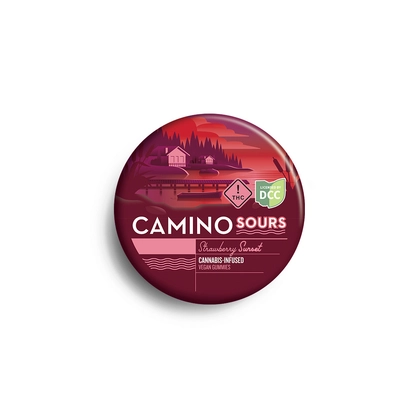  Camino Sour Strawberry Sunset (100mg) | Gummies