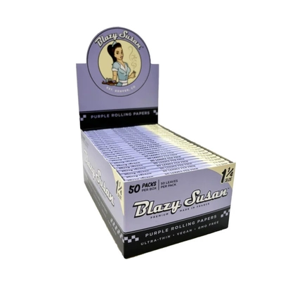  Purple Rolling Papers - 1 ¼ Size 50ct