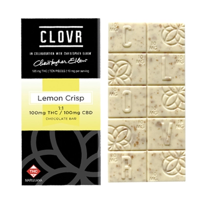  1:1 CBD:THC Lemon Crisp Chocolate Bar - 100mg