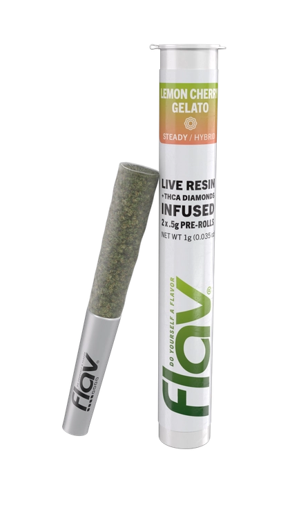  Live Resin + THCA Diamond Infused Lemon Cherry Gelato 2pk - 1g
