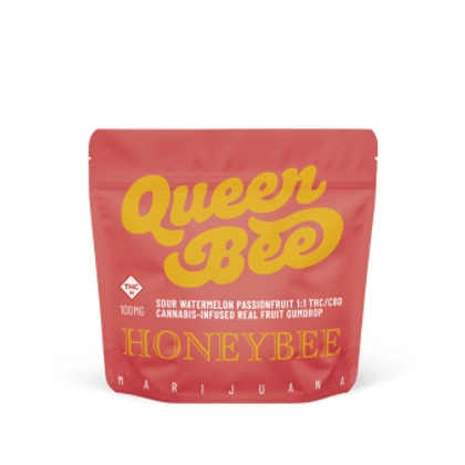 Queen Bee 1:1 THC:CBD Sour Watermelon Passionfruit