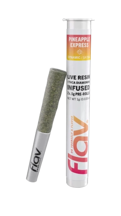  Live Resin + THCA Diamond Infused Pineapple Express 2pk - 1g