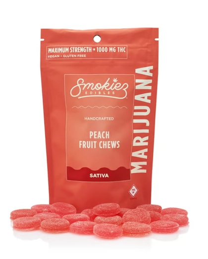  Peach Sativa Gummies 20pk - 1000mg
