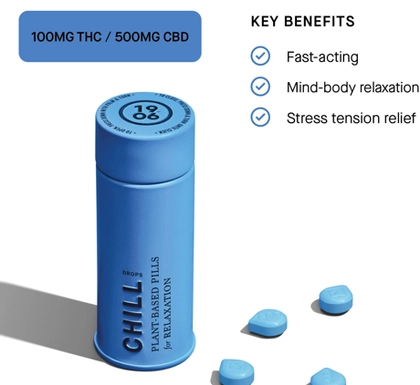1:5 THC/CBD Chill Drops 20pk - 100mg 1:5 THC/CBD Chill Drops 20pk - 100mg