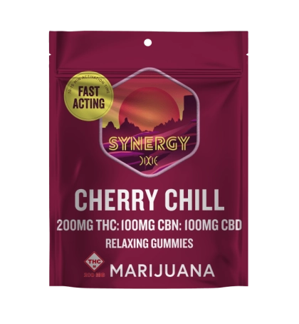 2:1:1 THC/CBN/CBD Cherry Chill Gummies 10pk