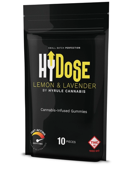  Lemon & Lavender Gummies 10pk - 1000mg