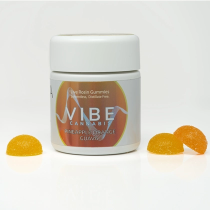 Vegan Live Rosin Peach Gummies 10pk Vegan Live Rosin Peach Gummies 10pk