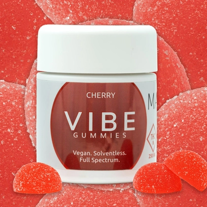 Vegan Live Rosin Cherry Gummies 10pk
