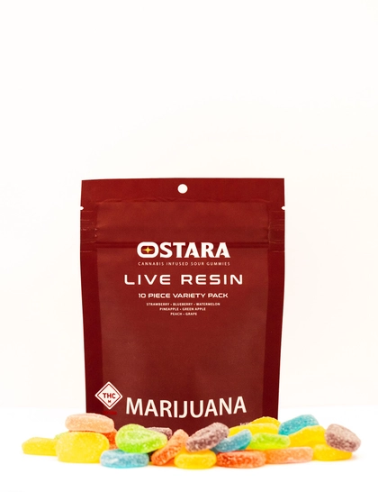  Live Resin Sour Gummies 10pk - 100mg