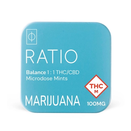  1:1 THC:CBD Balance Mints - 100mg