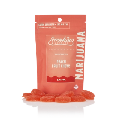  Peach Sativa Gummies 10pk - 250mg