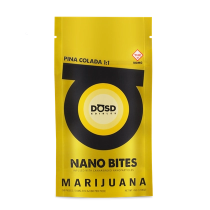 1:1 CBD/THC Nano Pina Colada Gummies 10pk - 100mg 1:1 CBD/THC Nano Pina Colada Gummies 10pk - 100mg