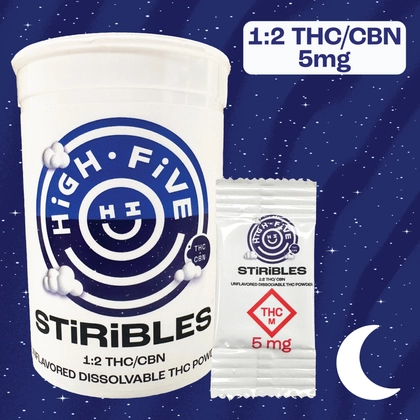 1:2 THC/CBN STiRiBLES Unflavored 20pk 1:2 THC/CBN STiRiBLES Unflavored 20pk