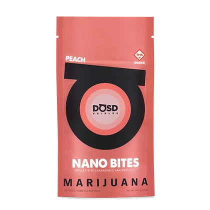  Nano Peach Gummies 20pk - 1000mg