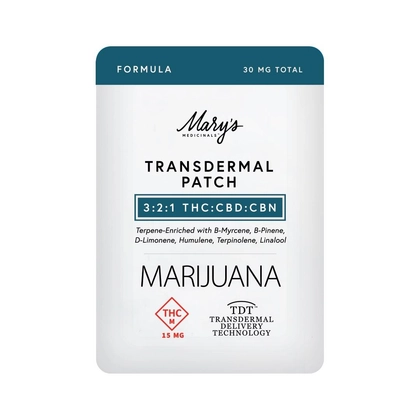  3:2:1 THC/CBD/CBN Transdermal Patch - 15mg