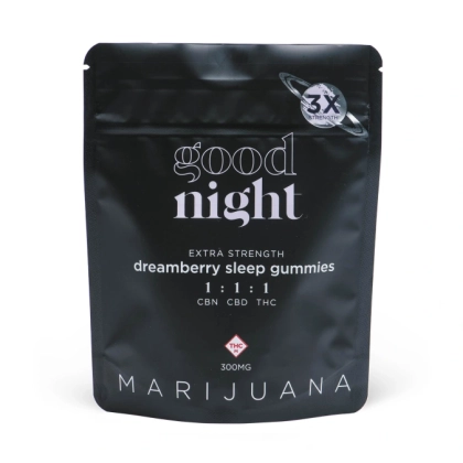  1:1:1 THC/CBD/CBN Dreamberry Gummies 40pk - 300mg