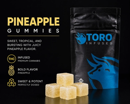  Pineapple Gummies 11pk - 100mg