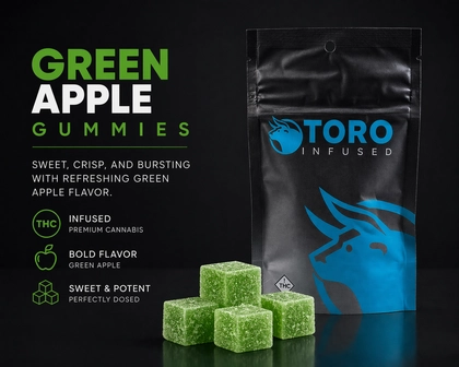  Green Apple Gummies 11pk - 100mg
