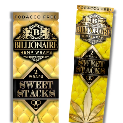 Billionaire Sweet Stacks Hemp Wraps 2ct