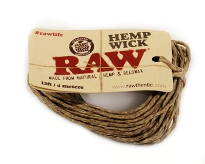 Raw Hemp Wick 10Ft Roll