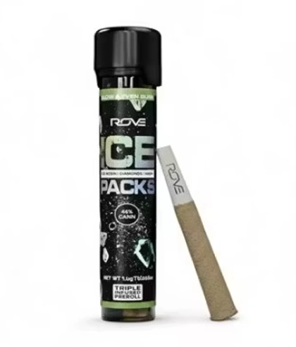  Infused Pre Roll - ICE Pack Sour Lime Haze (1g)