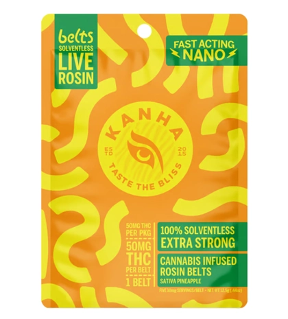  Belts - Sour Pineapple  1pc (50mg)