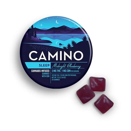  Gummies - Midnight Blueberry 5:1 THC:CBN 20ct (100mg)