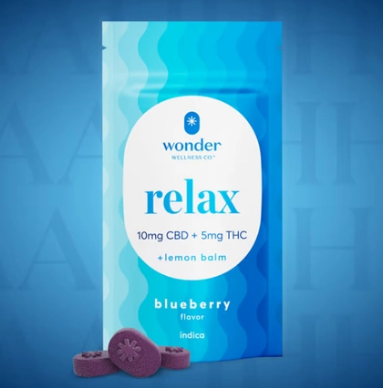  Gummies - Relax Blueberry 2:1 CBD:THC 20ct (100mg)