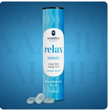  Minis - Relax Blueberry 2:1 CBD:THC 40ct (100mg)