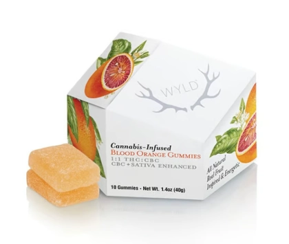 Gummies - Blood Orange- 1:1 CBC:THC - 10ct (100mg) Gummies - Blood Orange- 1:1 CBC:THC - 10ct (100mg)