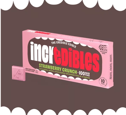  Chocolate Bar - Strawberry Crunch (100mg)