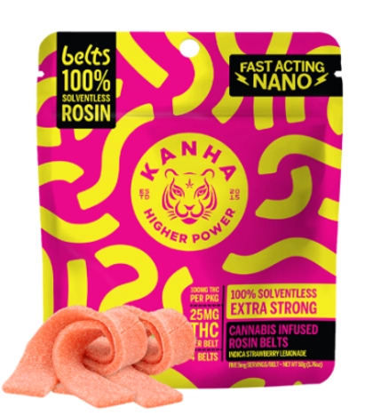  Rosin Belts - Strawberry Lemonade 4pc (100mg)