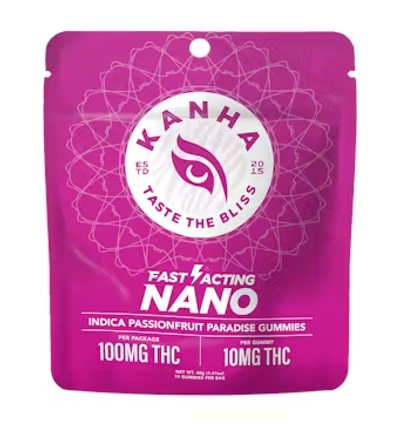  Nano Gummies - Passionfruit Paradise 10pk (100mg)