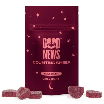  Gummies - Counting Sheep Black Cherry 2:1 THC:CBN 10ct (100mg)