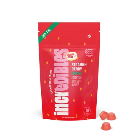  Gummies - Strahhhberry 1:1 THC:CBD 10pk (100mg)