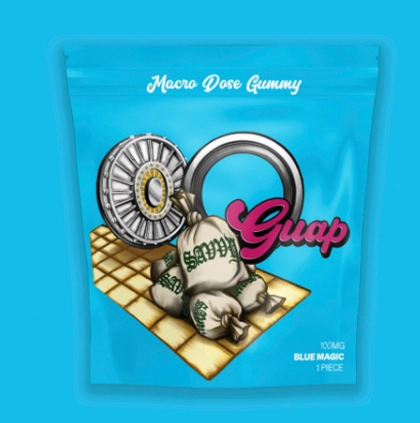  Gummy - Guap Blue Magic 1pc (100mg)