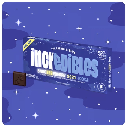  Chocolate Bar - Snoozzzeberry 5:1 THC:CBN (100mg)